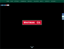 Tablet Screenshot of lettings.whitmanandco.com